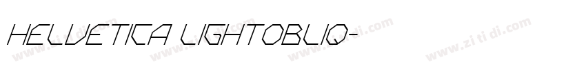 helvetica lightObliq字体转换 helvetica lightObliq字体转换